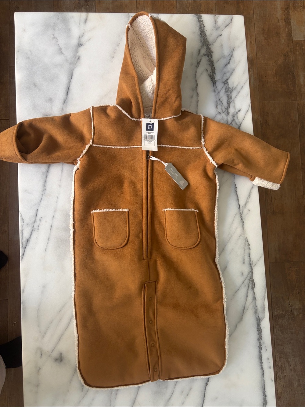 Gap Faux suede /Sherpa-lined Bunting